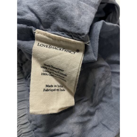 Loveshackfancy 'Ruffle' Blue Lace Trim Mini Skirt Size XS - Picture 5 of 5